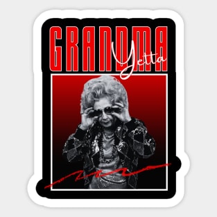 Grandma yetta///original retro Sticker